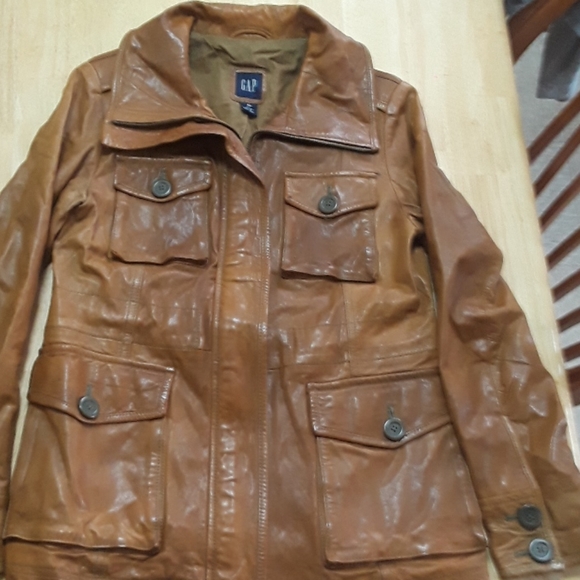 the gap leather jacket
